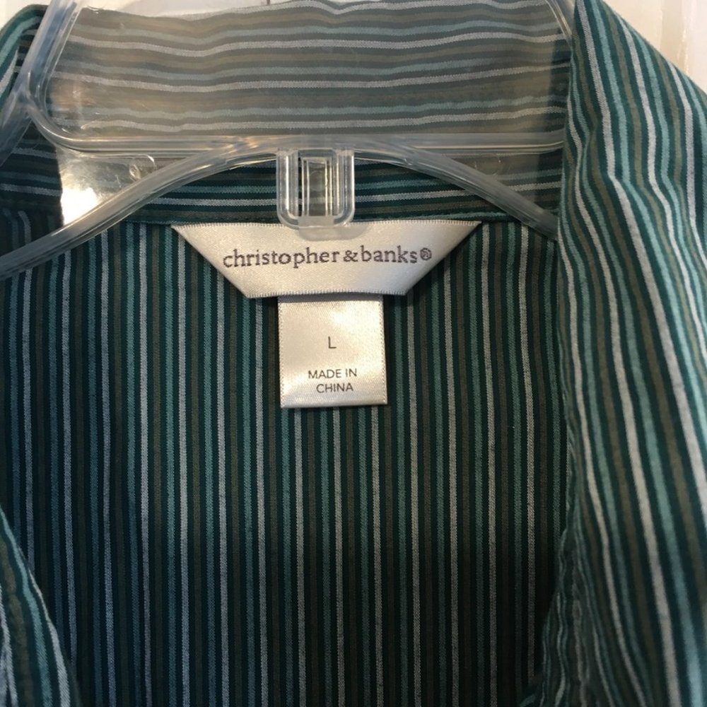 Christopher & Banks Button Down Blouse - Picture 2 of 7